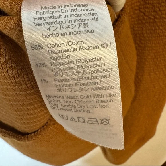 Madewell Pieced-Sleeve Cardigan in Acorn Tan Size XS - Picture 5 of 5